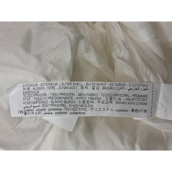 Zara Womens Tuxedo Blazer Suit Jacket Size M White Satin Lapel 7855/542 NWT - Picture 8 of 12